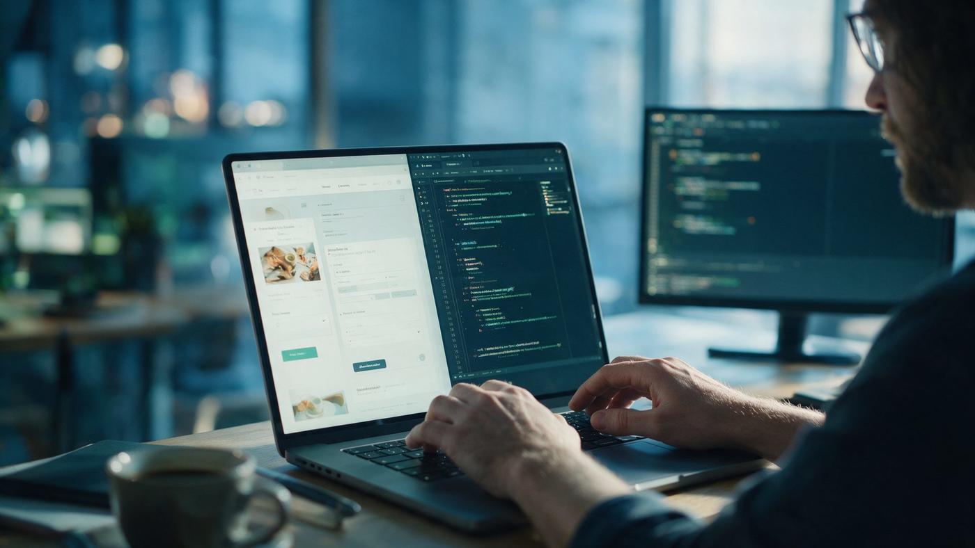 Web application pentest: the checkout of an online store next to the browser's developer tools